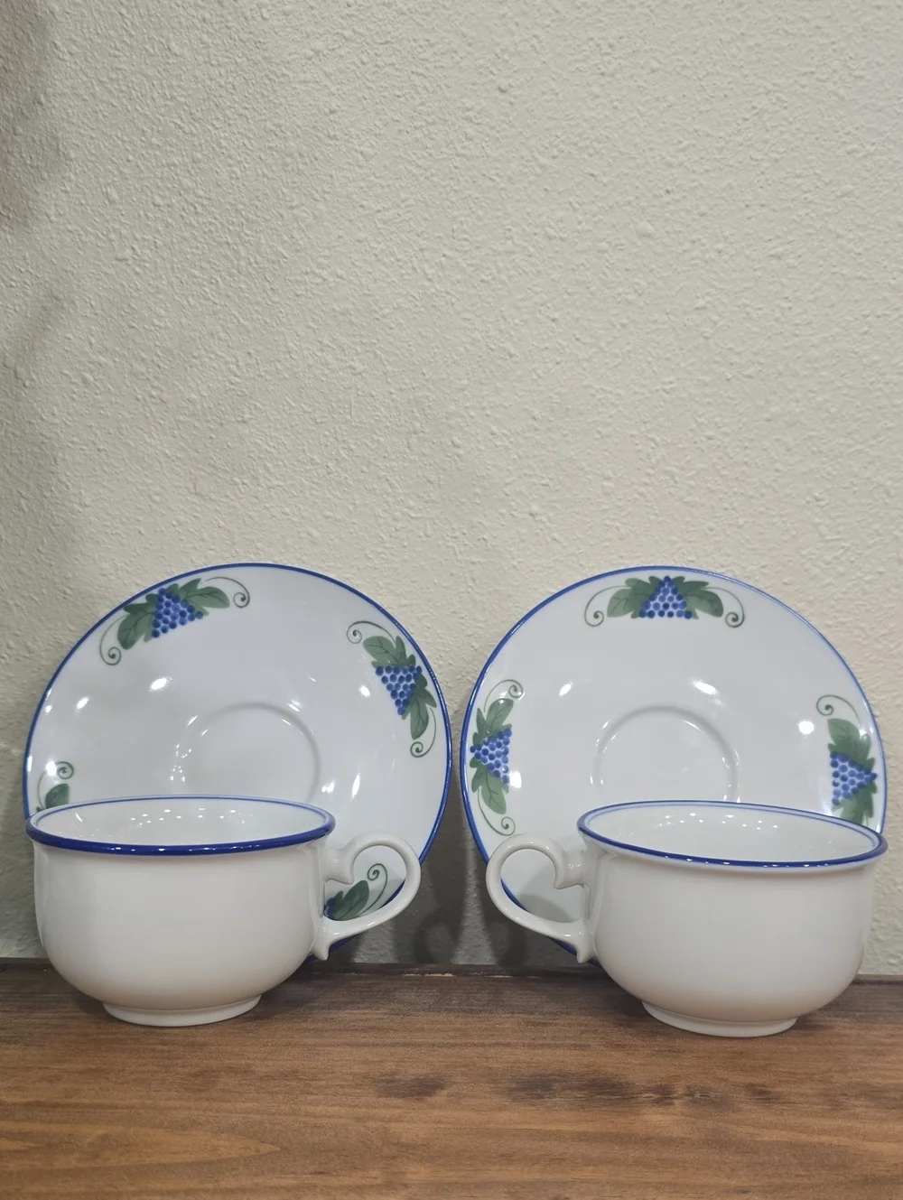 DANSK - Set Of 2 Provence Harvest Demitasse Tea Cup and Saucer